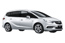 Car Hire Pontypridd - Vauxhall Zafira 7-Seater - Minibus hire Pontypridd